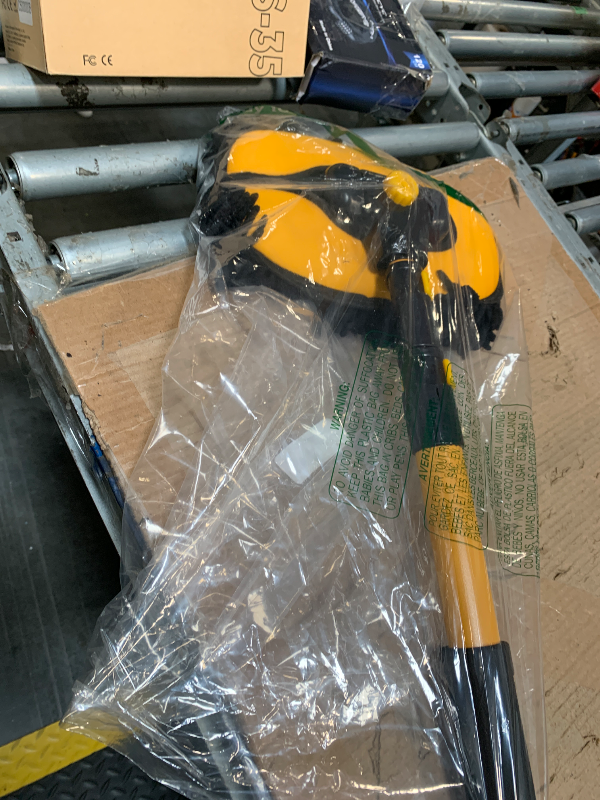 Photo 1 of 15° Curved Car Cleaning Brush with Telescopic Handle 43" Aluminum Alloy Long Rod Wash Mop For Washing Caravan Van Truck Boat RV Roof Soft Chenille Head Duster Clean Product Not Hurt Paint Scratch Free