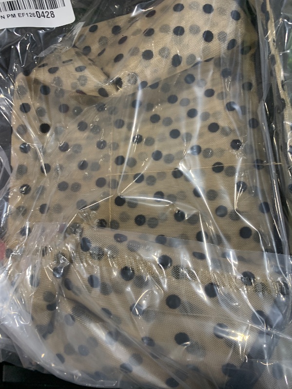 Photo 1 of ZTUJO Purse Organizer Insert For Handbags,Mesh Bag Organizer Insert With Zipper Bag Tote Shaper Fit Speedy Neverful PM MM le Pliage,Light Weight (Brown polka dots Beige, Medium)
