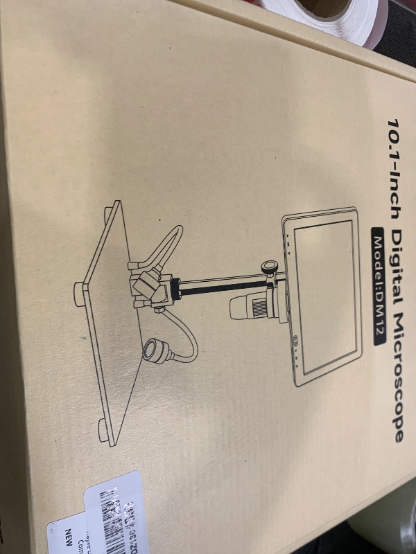Photo 1 of Hayve DM12 10.1'' HDMI Digital Microscope, 2000X Coin Microscope with IPS Screen, 20MP Soldering Microscope for Electronics with 10.4'' Longer Stand,Compatible with PC/TV,32GB