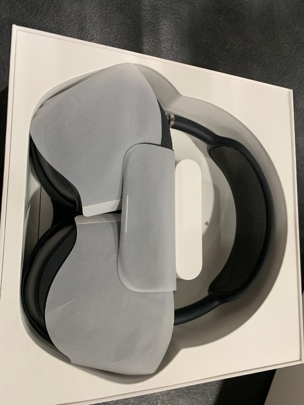 Photo 1 of Apple AirPods Max Wireless Over-Ear Headphones, Pro-Level Active Noise Cancellation, Transparency Mode, Personalized Spatial Audio, USB-C Charging, Bluetooth Headphones for iPhone - Midnight