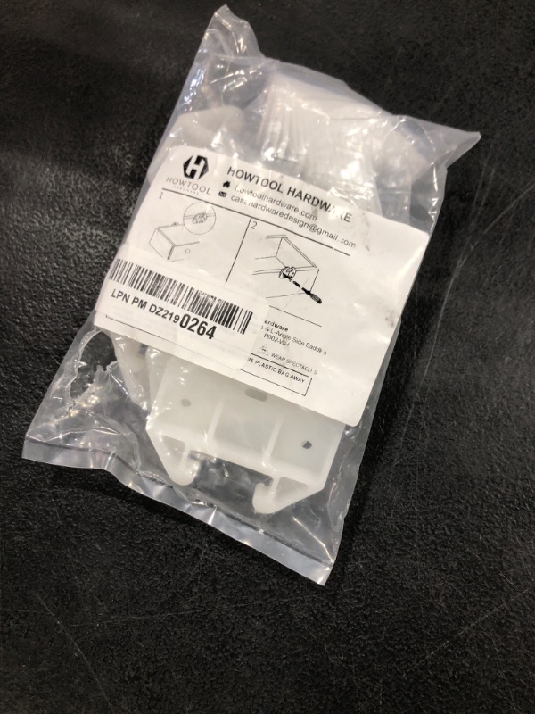 Photo 1 of Drawer Guides L-Angle Drawer Guides with Screws, 8 Pack | HOWTOOL