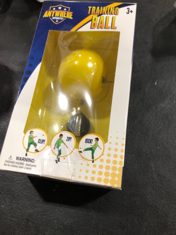 Photo 1 of Anywhere Sports 3-in-1 Soccer/Football/Rugby Trainer - Kick, Touch, and Solo Practice with Adjustable Leash - Master Ball Control and Skills - Portable and Versatile Training Aid – Kids and Adults