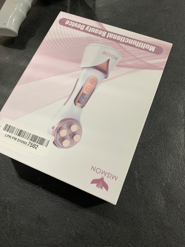 Photo 1 of MiSMON Wrinkle Reduction Device, 5 in 1 Multifunction Facial Massager, High Frequency LED Skin Care Beauty Device, Skin Rejuvenation/Anti-Aging/Skin Tightening/Face Lifting/Face Cleansing