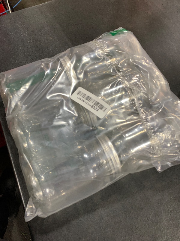 Photo 1 of [6 Pack] 16 oz. Regular-Mouth Glass Mason Jars with Metal Airtight Lids and Bands for 1 Pint Canning, Preserving, & Meal Prep
