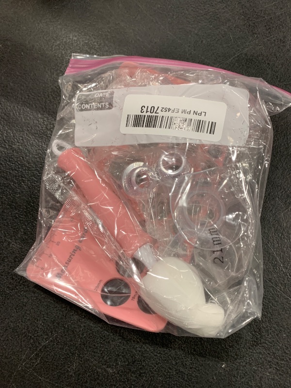Photo 1 of Nuliie 10PCS Flange Sizing Kit 13/15/17/19/21mm for 24mm Flange/Shield of Most Pumps, Silicone Flanges Insert for Momcozy/Spectra Electric Breast Pumps, Pumping Essential Kit for Moms