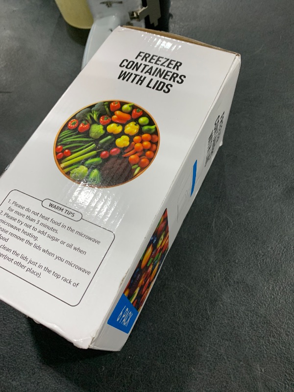 Photo 1 of Freezer Storage Containers, [6 Pack-16 Oz] Airtight Plastic Food Storage Containers with Twist Top Lids, Soup, Meal Prep Containers | BPA Free | Stackable | Leakproof | Microwave/Dishwasher Safe
