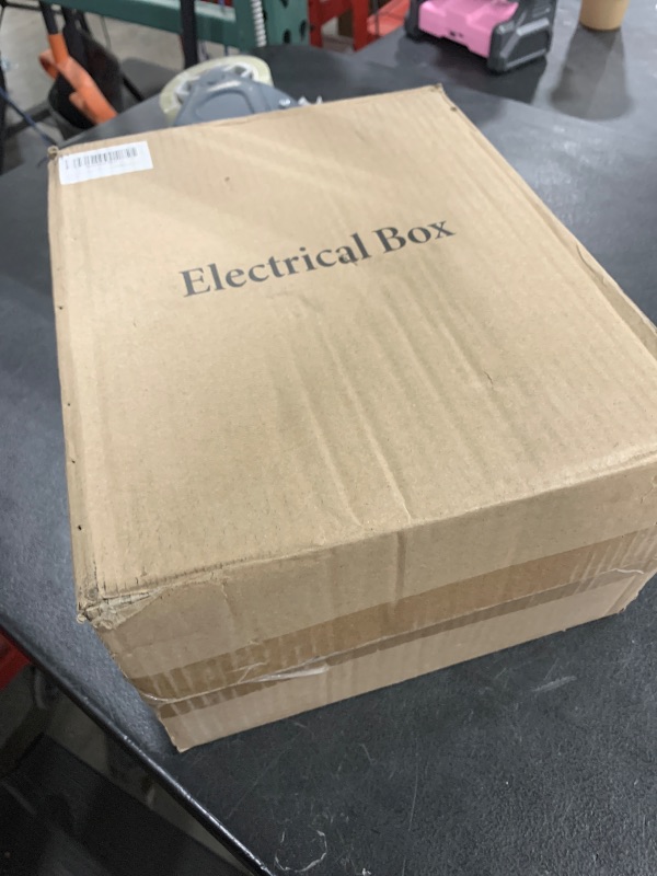 Photo 1 of CXCESNS Outdoor Electrical Box 12 x 10 x 6''D NEMA 4X Enclosure Steel Box, Waterproof & Dustproof Outdoor/Indoor Lockable Electrical Junction Box, with Mounting Plate