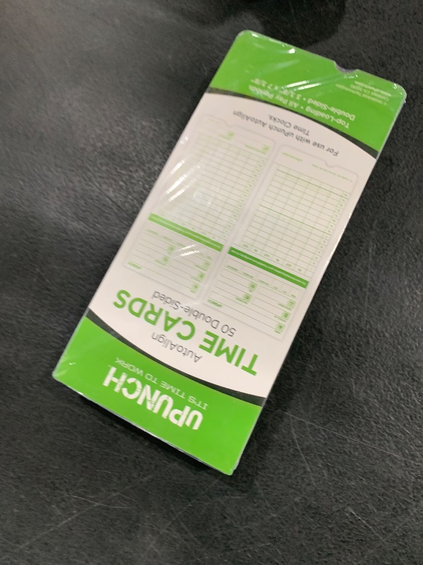 Photo 1 of 100 uPunch Time Cards for HN3000
