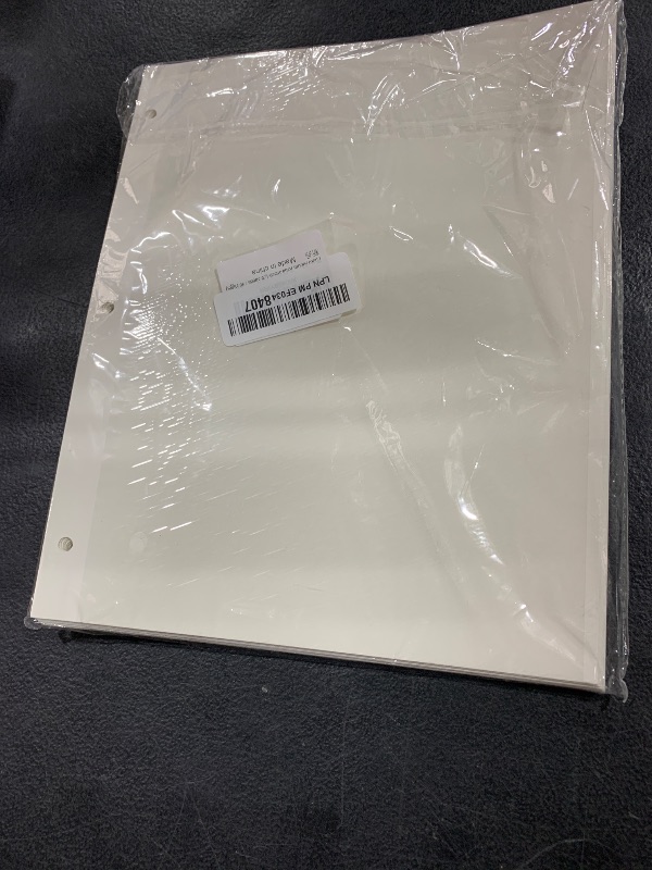 Photo 1 of 11 x 9 Inch Photo Album Refill Pages,Album Pages for 3 Ring Binder, Self Adhesive Pages, for 2x3 4x6 5x7 8x10 Replacement Photo Album Sheets (20 Sheets / 40 Pages)
