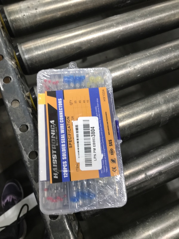 Photo 1 of haisstronica 120PCS Solder Seal Wire Connectors, Marine Grade Heat Shrink Butt Splice Connectors for Electrical, Stereo, Corrosion and Weatherproof