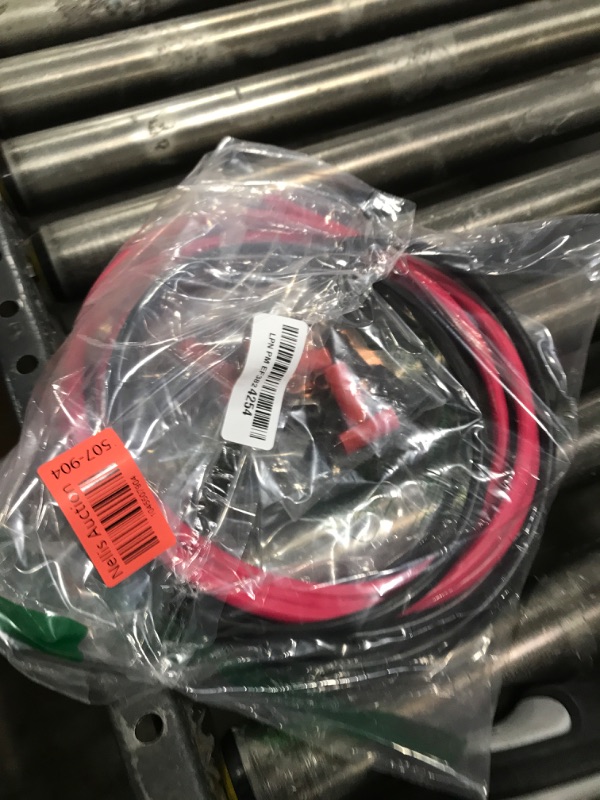 Photo 1 of Taukealugs 6 AWG Gauge Wire UL1015 Battery Power Tinned Oxygen Free Copper OFC Welding Cable Boat Inverter Red Black Total 13.1FT and Lugs Terminal Connectors with Heat Shrink Tube