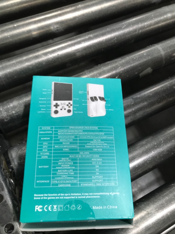 Photo 1 of R36 Max Retro Gaming Console, Retro Handheld Console 4.0'' Screen Linux System, 64G TF Card, Support 30+ Simulators, 4000mAh Rechargeable Portable Pocket Arcade, Blue