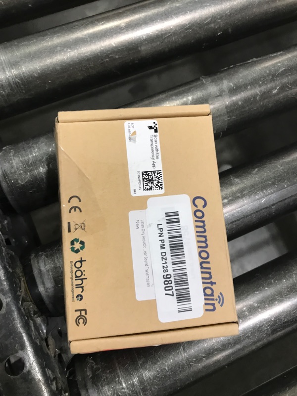 Photo 1 of commountain 3.5mm Listen Only Earpiece Compatible with Speaker Mic, Acoustic Tube Receive Only Headset with 3 Earmolds, for Police Security and Law Enforcement Use