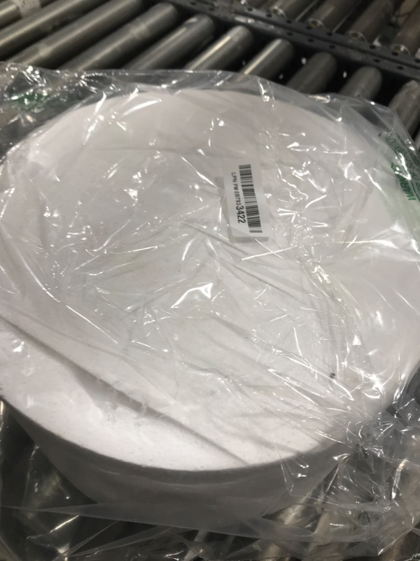 Photo 1 of Crafare Round Foam Cake Dummies 12x6 Inch Polystyrene Circle Dummy Cake Set for Wedding Birthday Cakes Crafting Modeling Art Project Displays