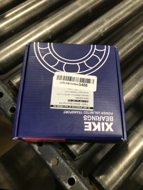 Photo 1 of XiKe 2 Set Fits 3500 Lbs 1-1/16'' to 1-3/8" inch Axles Trailer Wheel Hub Kit, L68149/L68111 ? L44649/L44610 Bearings, 171255TB/10-19 Seal, OD 1.98" Dust Cover and Cotter Pin.