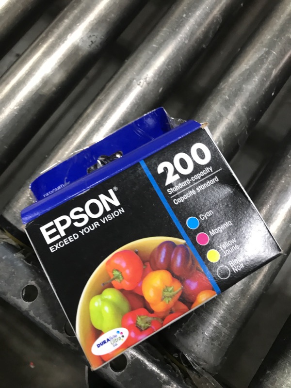 Photo 1 of EPSON 200 DURABrite Ultra Ink Standard Capacity Black & Color Cartridge Combo Pack (T200120-BCS) Works with WorkForce WF-2520, WF-2530, WF-2540, Expression XP-200, XP-300, XP-310, XP-400, XP-410
