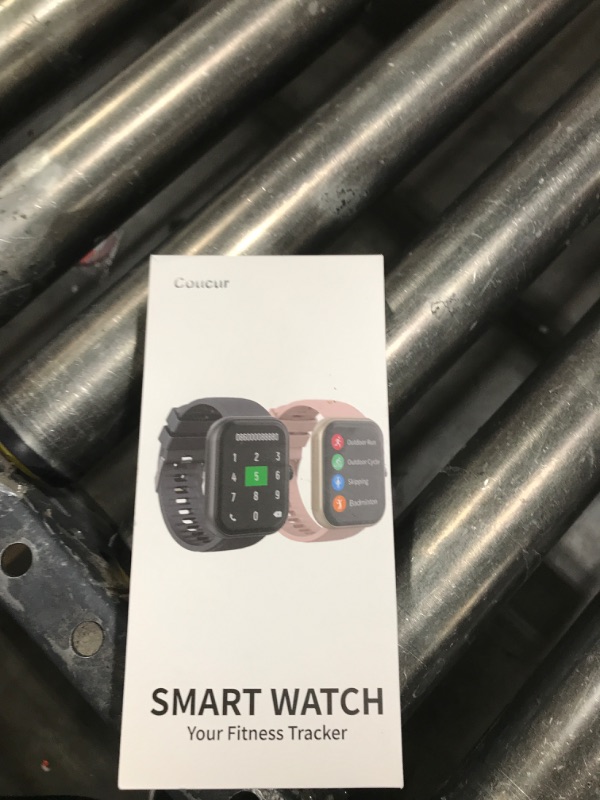 Photo 1 of Smart Watch for Men Women, 1.96" Fitness Tracker Running Watch (Answer/Make Call), IP68 Waterproof, Pedometer, Sleep/Step/Heart Rate Monitor/Activity, 110+ Sport Modes Smartwatch for Adroid iOS Phone