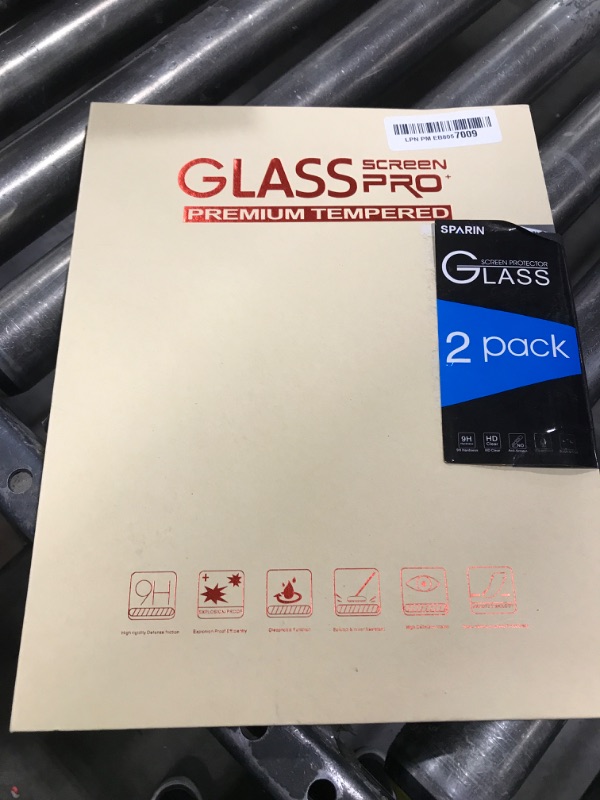 Photo 1 of SPARIN Screen Protector for iPad Air 13 Inch M3 2025 & M2 2024 (7th/6th Generation) & iPad Pro 13 Inch M4 7th Gen, Case Friendly/2 Pack Tempered Glass, Support Apple Pencil