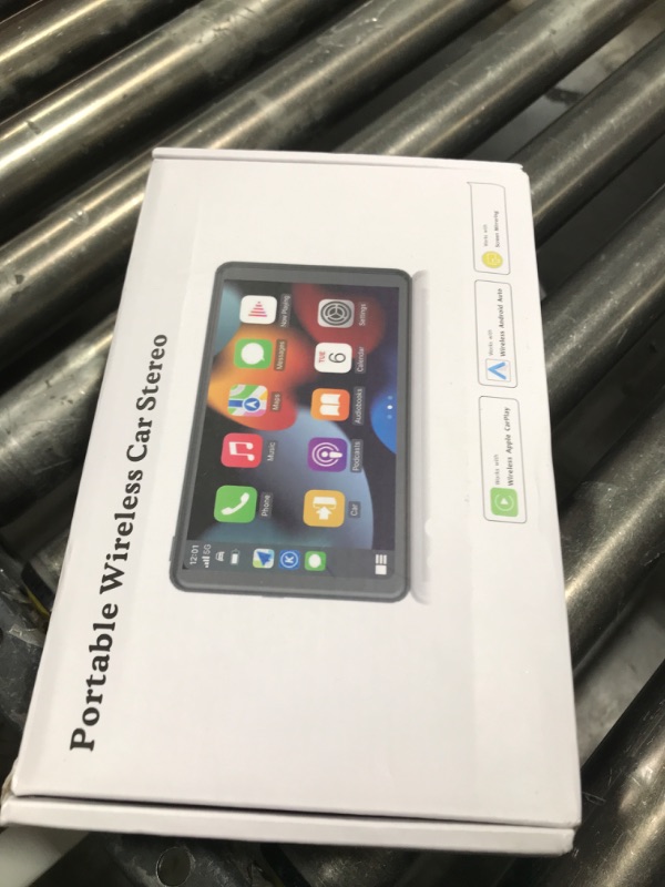 Photo 1 of for Apple Carplay Wireless Portable 7" Touchscreen Car Stereo Voice Control with Apple Car Play & Android Auto Car Audio Backup Camera Bluetooth GPS Navigation/Mirror Link Fits All Cars