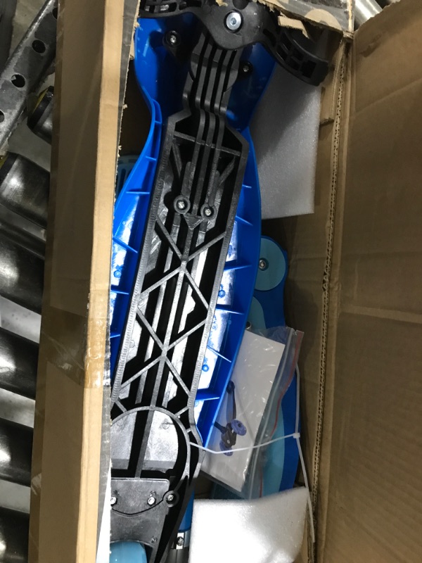 Photo 1 of Gotrax KS3 Kids Kick Scooter, LED Lighted Wheels, Adjustable Height Handlebars and Removable Seat, Lean-to-Steer & Widen Anti-Slip Deck, 3 Wheel Scooter for Kids Ages 2-8 and up to 100 Lbs (Blue)