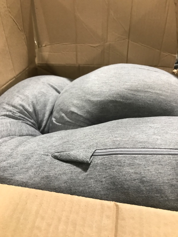 Photo 1 of Momcozy Pregnancy Pillows for Sleeping, U Shaped Full Body Maternity Pillow with Removable Cover - Support for Back, Legs, Belly, HIPS for Pregnant Women, 57 Inch Pregnancy Pillow for Women, Grey