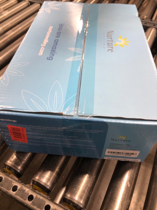 Photo 1 of Nurture Valley Ultra Absorbent Disposable Bed Pads with Adhesive - 36 x 36 - Extra Thick Underpad Bed Cover Chux for Bedwetting Incontinence Furniture