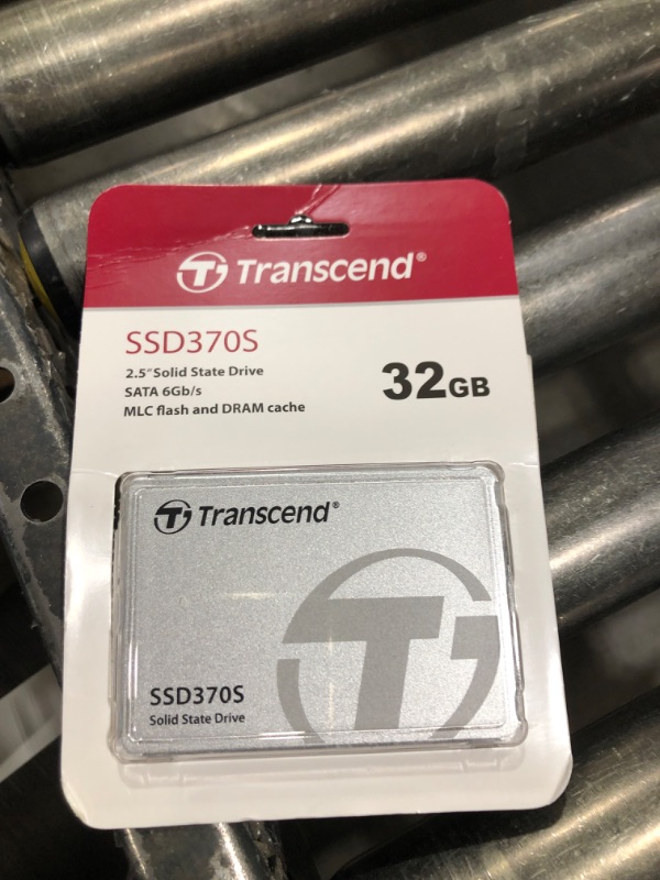 Photo 1 of Transcend 32GB SSD370S 2.5" SATA3 SSD, Solid State Drive, Guaranteed Endurance and Reliability, Dram Cache, MLC - TS32GSSD370S