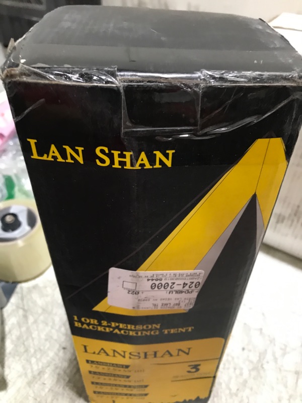 Photo 1 of LANSHAN Ultralight Tent 3-Season Waterproof Backpacking Tent for 2 Person Camping, Climbing, Hiking, Travelling, Mountaineering, 2-Person, Khaki