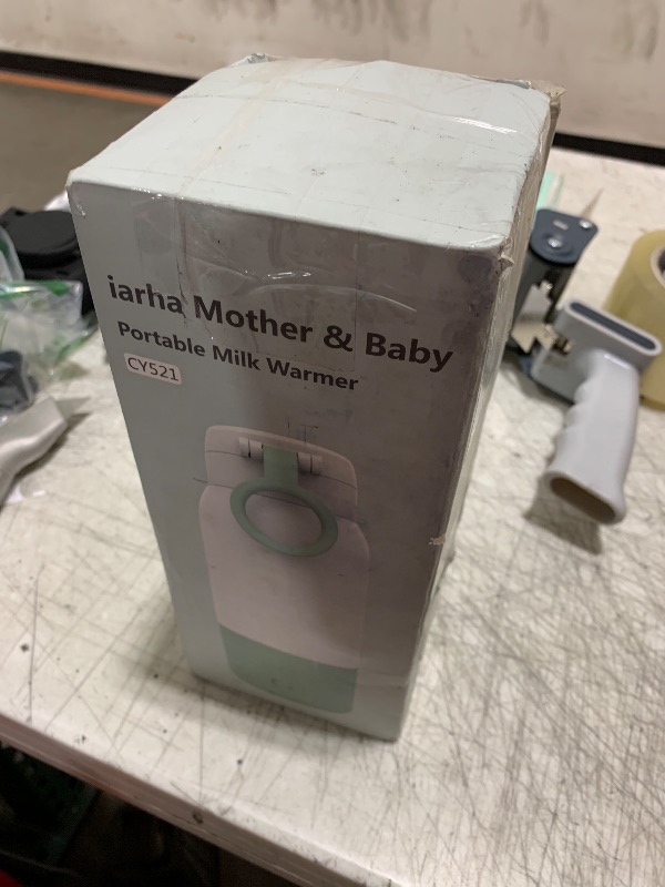 Photo 1 of Portable Baby Bottle Warmer, 17oz Large Capacity Bottle Warmer, Fast Breastmilk Water Warmer On The Go with LCD Display, 98-158°F Temperature Adjustment, for Vehicle, Car, Airplane Journey