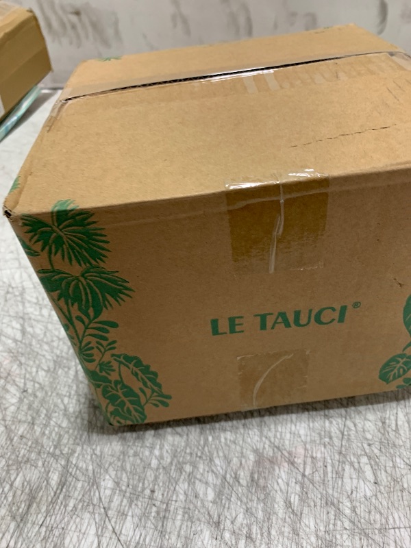 Photo 1 of LE TAUCI Ceramic Plant Pots, 4.1+5.1+6.5 inch, Set of 3, Planters with Drainage Hole and Saucer, Indoor Flower Pot with Hole Mesh Pad, Gifts for Mom, White