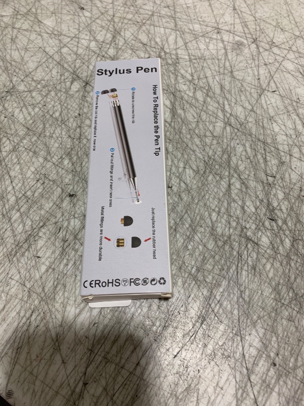 Photo 1 of Stylus (5 Pcs), 2-in-1 Stylus Pen for Touch Screen, High Precision and Sensitivity, Suitable for iPhone/ipad/Android Tablets, Compatible with All Touch Screens (Black/White/Blue/Rose Gold/Silver)
