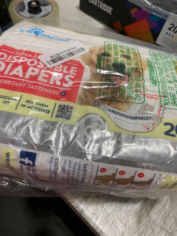 Photo 1 of Paw Inspired 20ct Disposable Dog Diapers | Female Dog Diapers Ultra Protection | Diapers for Dogs in Heat, Excitable Urination, or Incontinence (X-Large)