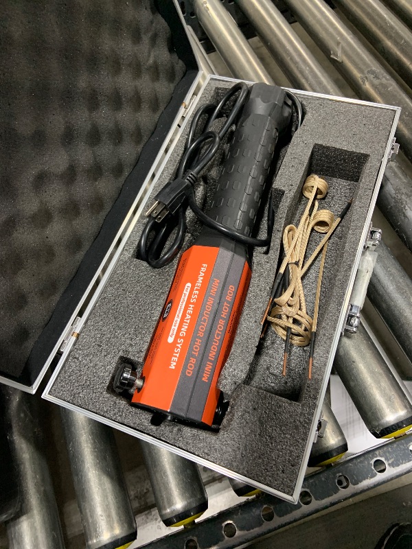 Photo 1 of Flieeya 1100W Induction Heater Kit for Bolt Removal - 110V Magnetic Induction Heating Tool with 4 Coils, Carrying Case Rusty Nut/Screw Buster for Automotive, Exhaust, Metalworking(Flameless, Handheld)