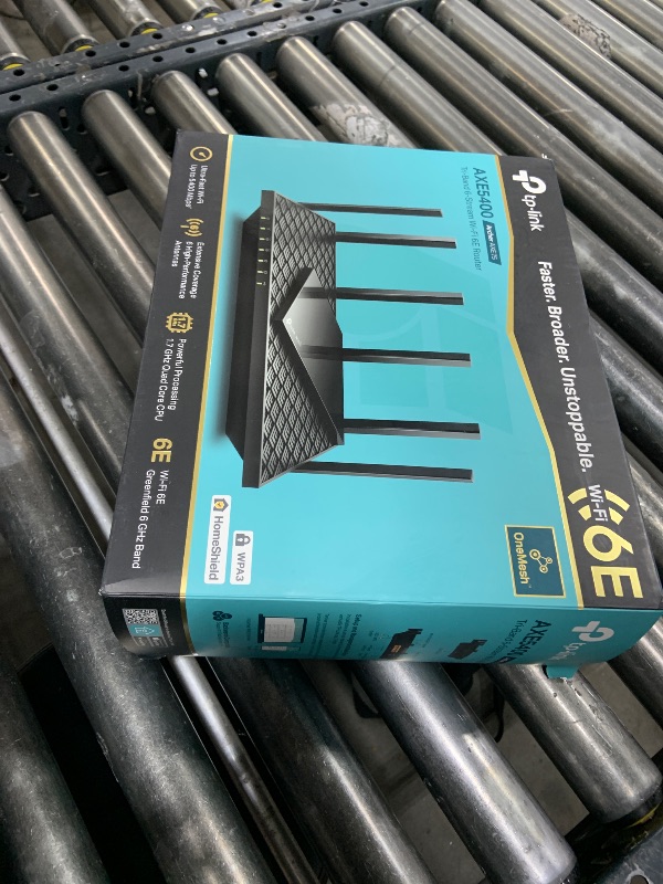 Photo 1 of TP-Link AXE5400 Tri-Band WiFi 6E Router (Archer AXE75)- Gigabit Wireless Internet Router, ax Router for Gaming, VPN Router, OneMesh, WPA3, Black