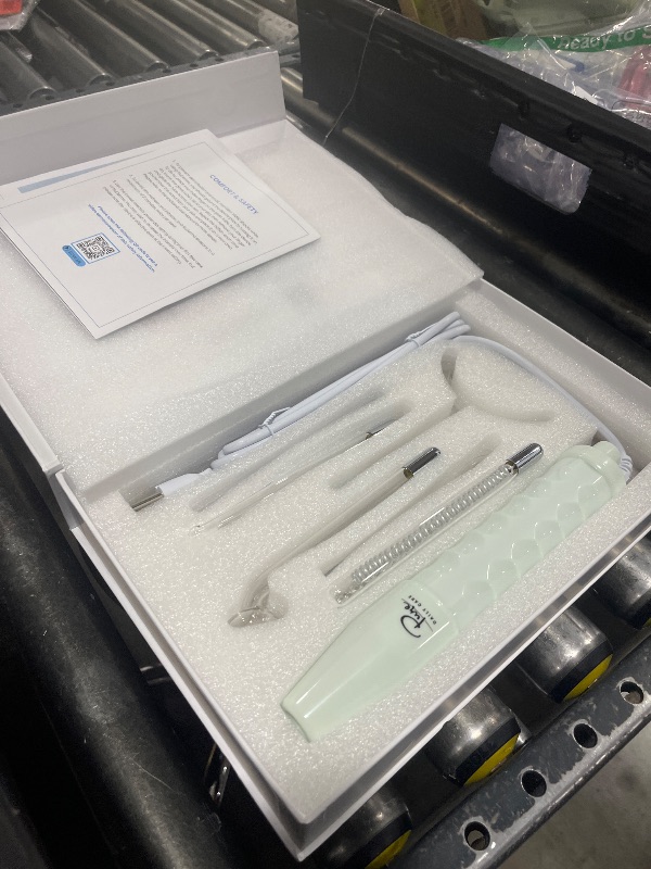 Photo 1 of NuDerma Clinical Skin Therapy Wand - Portable Skin Therapy Machine w 6 Fusion Neon + Argon Wands – Anti Aging - Clarifying - Skin Tightening & Radiance - Wrinkle Reducing