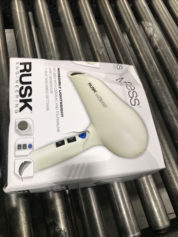 Photo 1 of RUSK Engineering W8less Professional 2000 Watt Dryer, 7 Speed Settings, Lightweight.