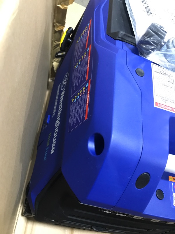 Photo 1 of Westinghouse 5000 Peak Watt Super Quiet Dual Fuel Portable Inverter Generator, Wheel & Handle Kit, Gas & Propane Powered, RV Ready, CO Sensor, Parallel Capable
