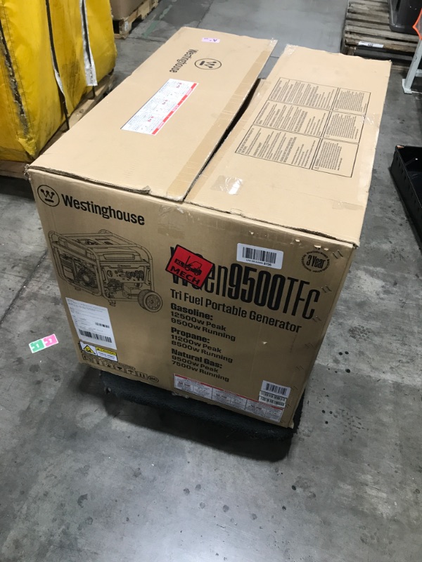 Photo 1 of Westinghouse 5000 Peak Watt Super Quiet Dual Fuel Portable Inverter Generator, Wheel & Handle Kit, Gas & Propane Powered, RV Ready, CO Sensor, Parallel Capable
