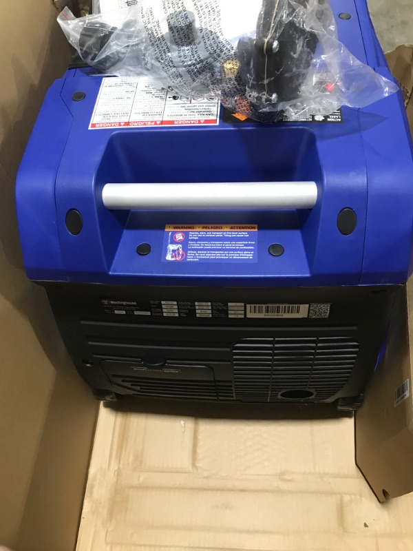 Photo 1 of Westinghouse 5000 Peak Watt Super Quiet Dual Fuel Portable Inverter Generator, Wheel & Handle Kit, Gas & Propane Powered, RV Ready, CO Sensor, Parallel Capable
