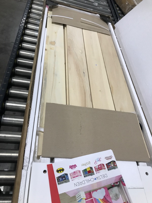 Photo 1 of Delta Children Twin Loft Bed with Guardrail and Ladder (Coordinates with Loft Bed Tents Sold Separately), White
