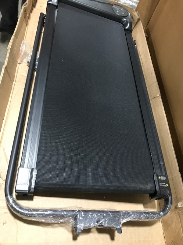 Photo 1 of THERUN Walking Pad Treadmill, 2.5 HP Under Desk Treadmills, 2 in 1 Foldable Treadmill for Home, Walking Pad with Handle Bar, 15" Widened Running Belt, with Remote Control & LED Touch Screen