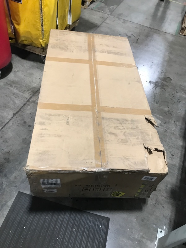 Photo 1 of LOCALAND 48x22 Inch Bathroom Vanity Tops, White Engineered Stone Vanity Top with Sink, with Middle Sink, Vanity Countertop 8 Inch Faucet 3 Hole Spread with Backsplash (Not included Faucet)
