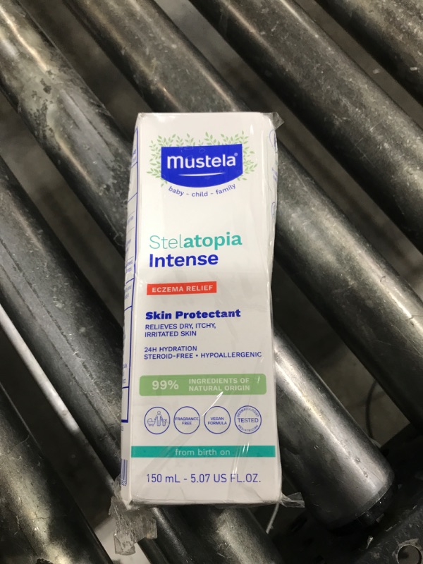 Photo 1 of Mustela Eczema Relief Cream Stelatopia Intense - Fragrance-Free Moisturizing Body Lotion with Colloidal Oatmeal - For dry, itchy, irritated skin & flare-ups - Baby, Child & Adult - 5.07 fl. oz.
