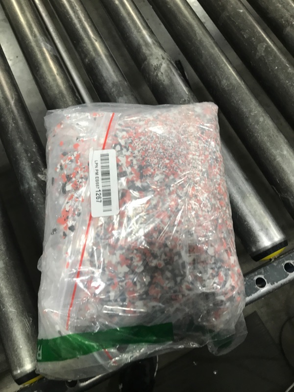 Photo 1 of Taiyin 2800 G/ 6. 17 lb Blend Decorative Color Chips Epoxy Flakes for Garage Floor Blend Concrete Coatings Paint Chips for Wall Interior Exterior Basement(Black, White, Grey, Red,2-4 mm)