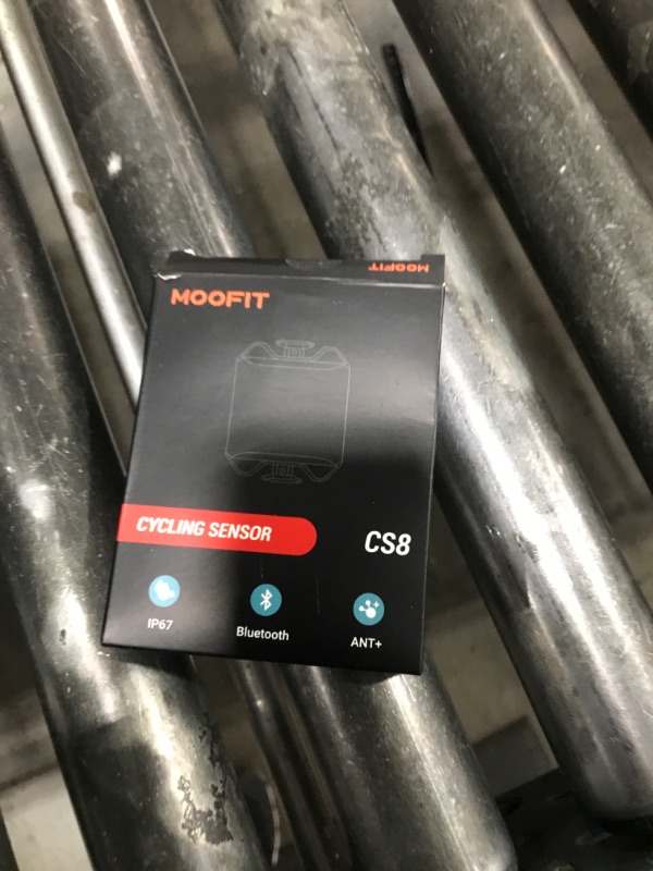 Photo 1 of moofit Cadence Speed Sensor, Bluetooth & ANT+ Wireless RPM Cycling Spin Bike Cadence Sensor for Wahoo/Coosporide/Rouvy/Peloton, IP67 Waterproof, Orange