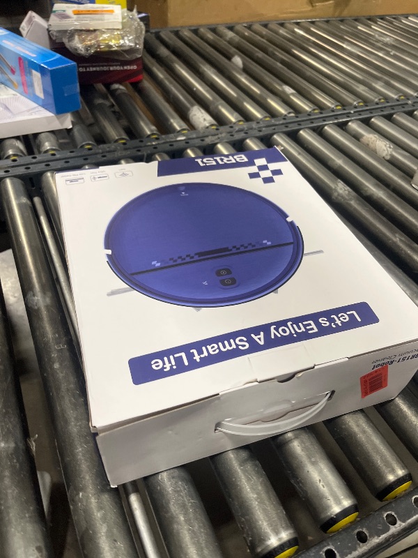 Photo 1 of Robot Vacuum and Mop Combo, 2-in-1 Mopping Robot Vacuum Cleaner with 2300Pa Suction, 2.87'' Slim Design, Wi-Fi/App/Voice Control, 3D Obstacle Avoidance&Self-Charging for Hard Floors, Carpets, Pet Hair
