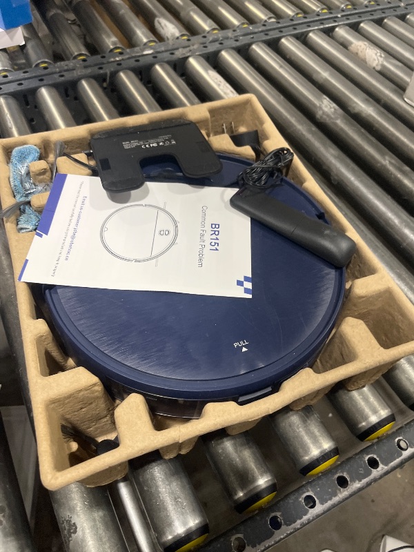 Photo 1 of Robot Vacuum and Mop Combo, 2-in-1 Mopping Robot Vacuum Cleaner with 2300Pa Suction, 2.87'' Slim Design, Wi-Fi/App/Voice Control, 3D Obstacle Avoidance&Self-Charging for Hard Floors, Carpets, Pet Hair