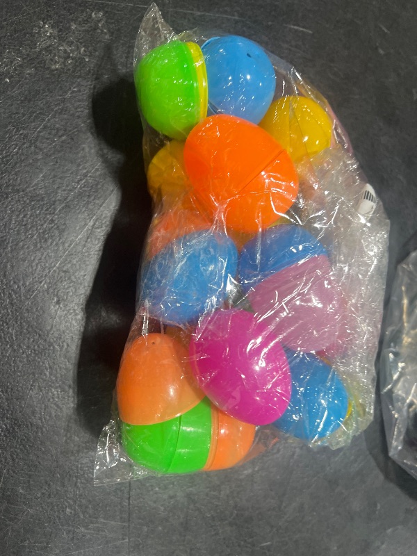 Photo 1 of Plastic Easter Eggs, Empty 2.3" 