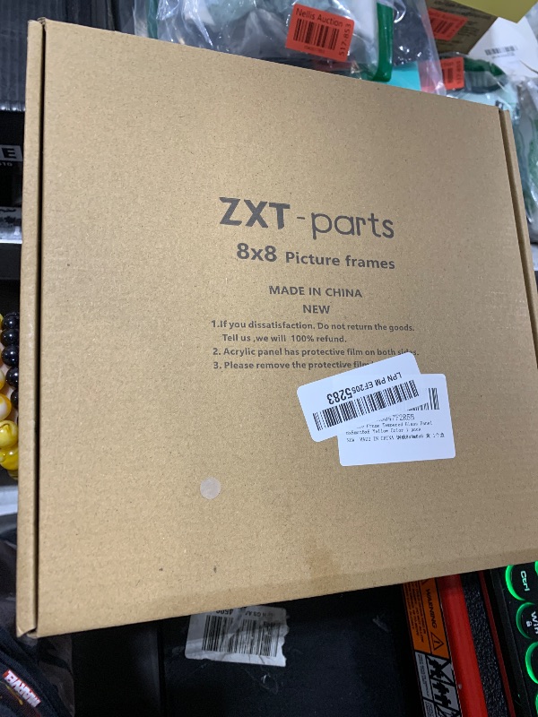 Photo 1 of ZXT-parts 8x8 Picture Frame Wood with Mat 6x6 Opening. Tempered Glass Panel, Sturdy and not Easily Broken.Solid Wood Yellow Color Frame.Wall and Table.
