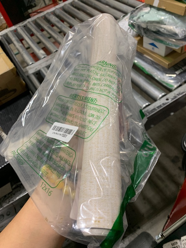 Photo 1 of Yancorp 10ft Textured Fabric Cream Wallpaper Faux Grasscloth Beige Peel and Stick Self-Adhesive Linen Removable Wallpaper Cabinets Counter Top Liners